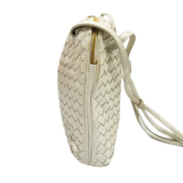 imgrc0096030248 Bottega Veneta Shoulder Bag Intrecciato Champagne White Ivory