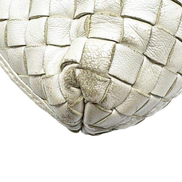 imgrc0096030251 Bottega Veneta Shoulder Bag Intrecciato Champagne White Ivory