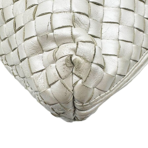 imgrc0096030252 Bottega Veneta Shoulder Bag Intrecciato Champagne White Ivory