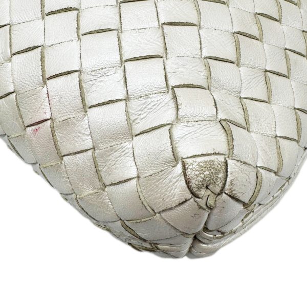 imgrc0096030254 Bottega Veneta Shoulder Bag Intrecciato Champagne White Ivory