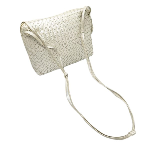 imgrc0096030257 Bottega Veneta Shoulder Bag Intrecciato Champagne White Ivory