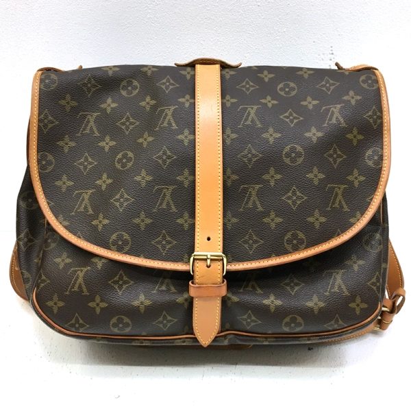 imgrc0096052140 Louis Vuitton Saumur 35 Shoulder Bag Monogram Brown