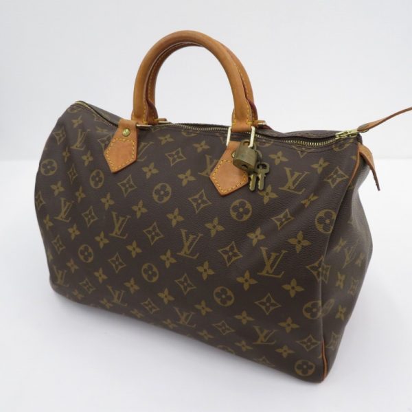 imgrc0096068601 Louis Vuitton Speedy 35 Handbag Monogram Brown