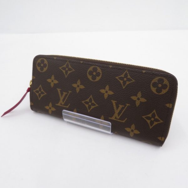 imgrc0096069189 Louis Vuitton Clemence Long Wallet Fuchsia Brown