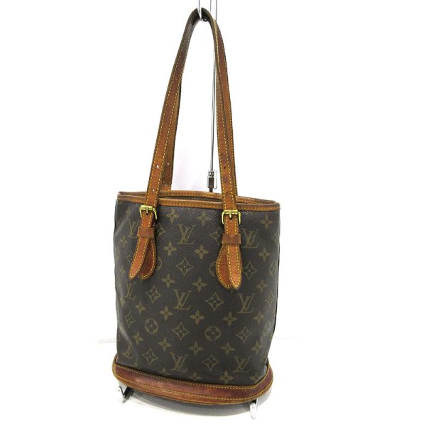 imgrc0096129487 Louis Vuitton Monogram Bucket PM Shoulder Bag Brown