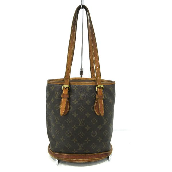 imgrc0096129488 Louis Vuitton Monogram Bucket PM Shoulder Bag Brown