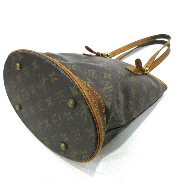 imgrc0096129489 Louis Vuitton Monogram Bucket PM Shoulder Bag Brown