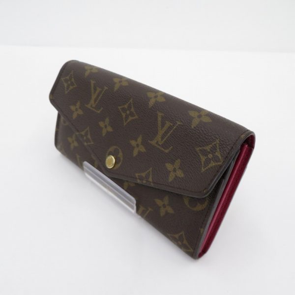 imgrc0096131341 Louis Vuitton Portefeuille Sarah Monogram BifLong Wallet Brown