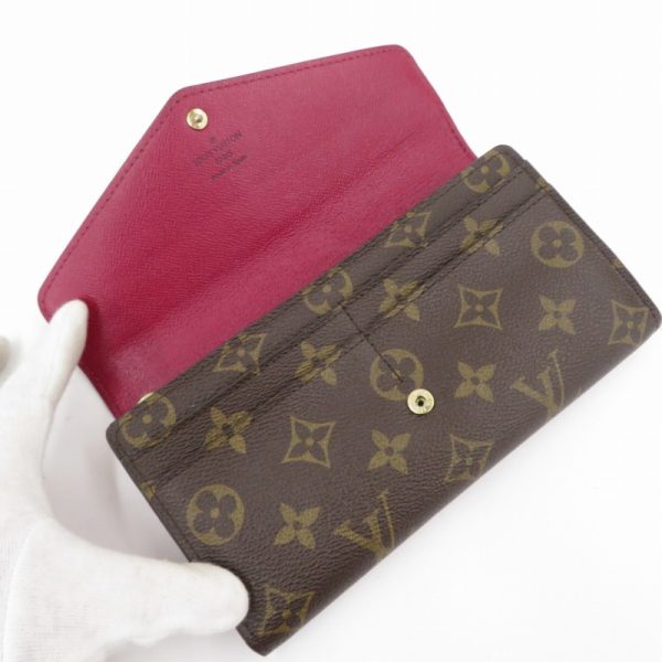 imgrc0096131347 Louis Vuitton Portefeuille Sarah Monogram BifLong Wallet Brown