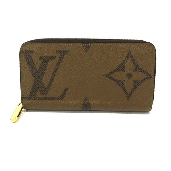 imgrc0096150452 Louis Vuitton Monogram Giant Zippy Wallet Long Wallet Brown