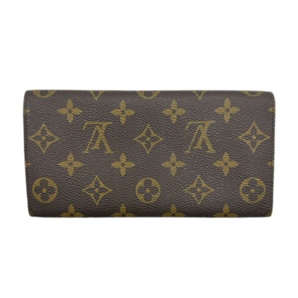 imgrc0096169874 Louis Vuitton Portomone Credit Long Wallet Monogram Canvas Brown