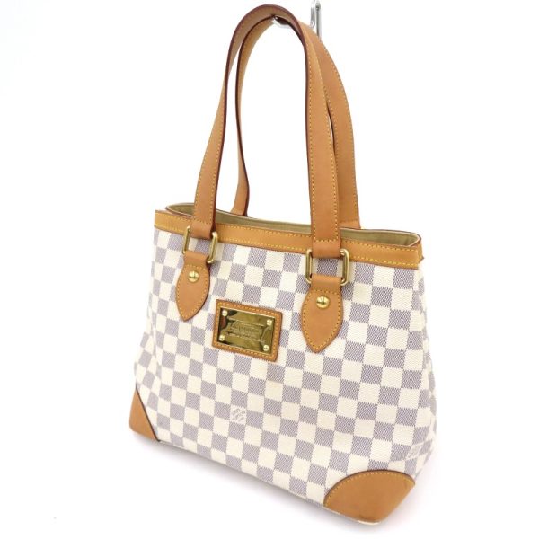 imgrc0096176070 Louis Vuitton Damier Azur Hampstead PM Handbag White