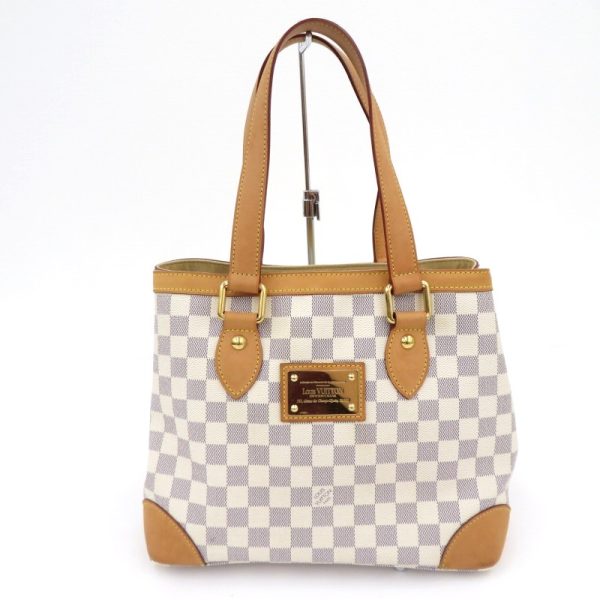 imgrc0096176071 Louis Vuitton Damier Azur Hampstead PM Handbag White