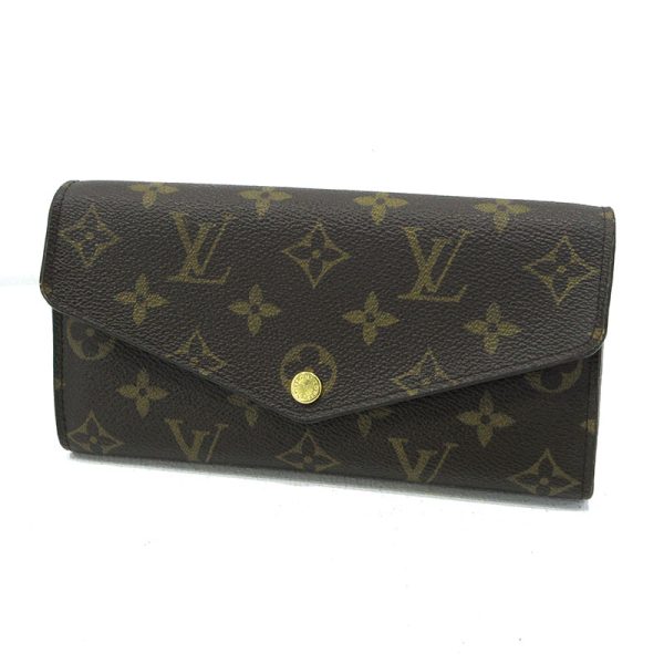 imgrc0096189414 Louis Vuitton Monogram Portefeuille Sara BifLong Wallet Brown