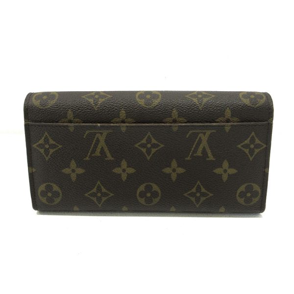 imgrc0096189416 Louis Vuitton Monogram Portefeuille Sara BifLong Wallet Brown