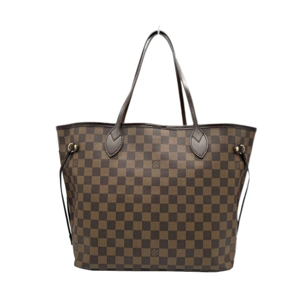 imgrc0096196701 Louis Vuitton Neverfull MM Tote Bag Damier Canvas Brown