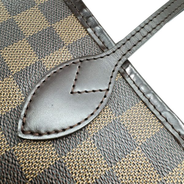 imgrc0096196709 Louis Vuitton Neverfull MM Tote Bag Damier Canvas Brown