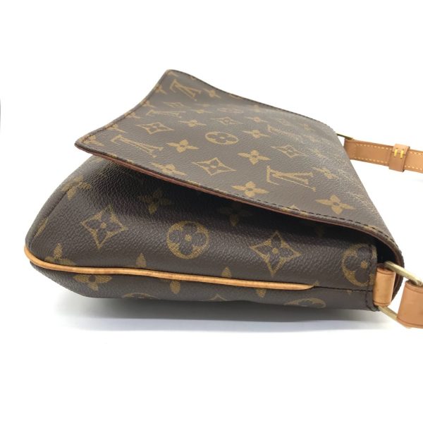 imgrc0096209951 Louis Vuitton Monogram Musette Tango Shoulder Bag Brown