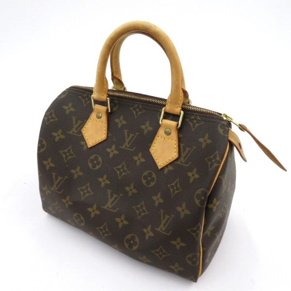 imgrc0096297423 Louis Vuitton Monogram Speedy 25 Handbag Brown