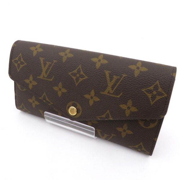 imgrc0096297563 Louis Vuitton Monogram Portefeuille Sara BifLong Wallet Brown