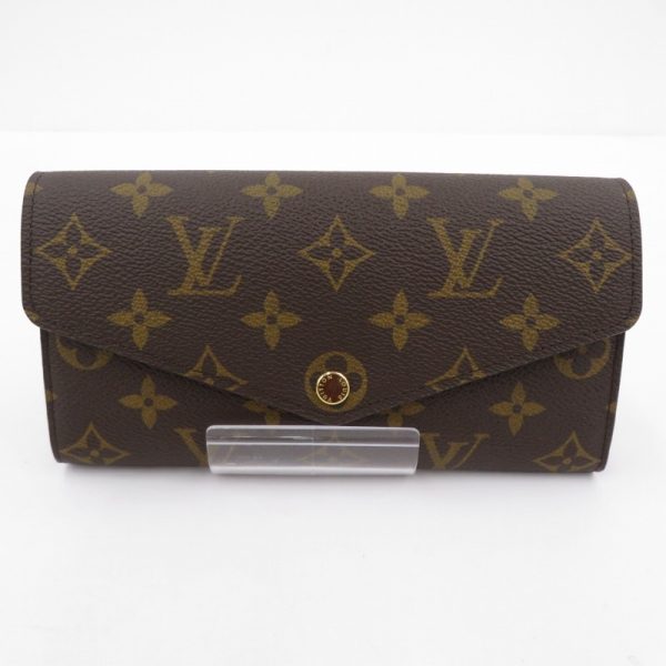 imgrc0096297564 Louis Vuitton Monogram Portefeuille Sara BifLong Wallet Brown