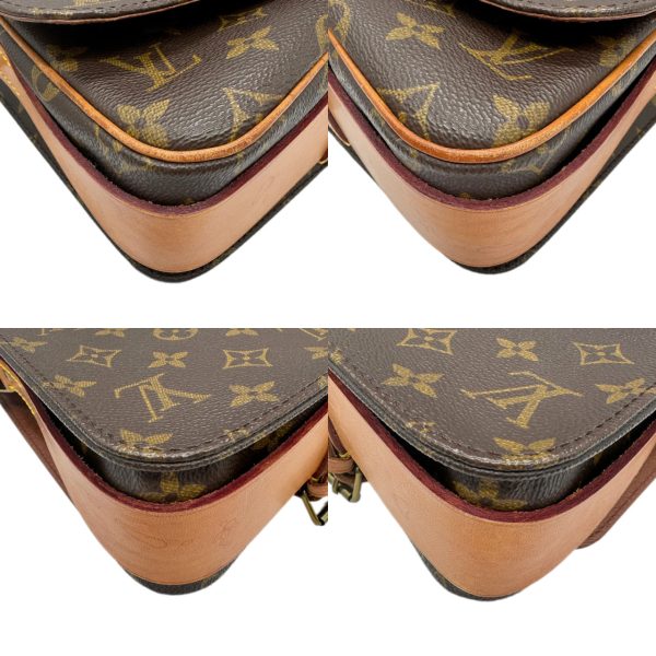 imgrc0096310057 Louis Vuitton Cartesier 22 Shoulder Bag Monogram Canvas Brown