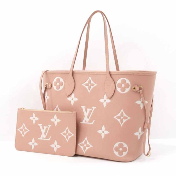 imgrc0096318332 Louis Vuitton Neverfull MM Monogram Empreinte Tote Bag Pink