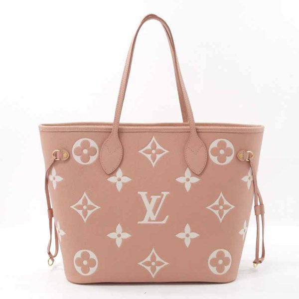 imgrc0096318334 Louis Vuitton Neverfull MM Monogram Empreinte Tote Bag Pink