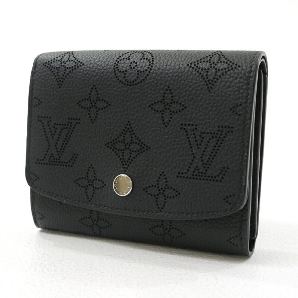 imgrc0096333960 Louis Vuitton Monogram Mahina Wallet Black