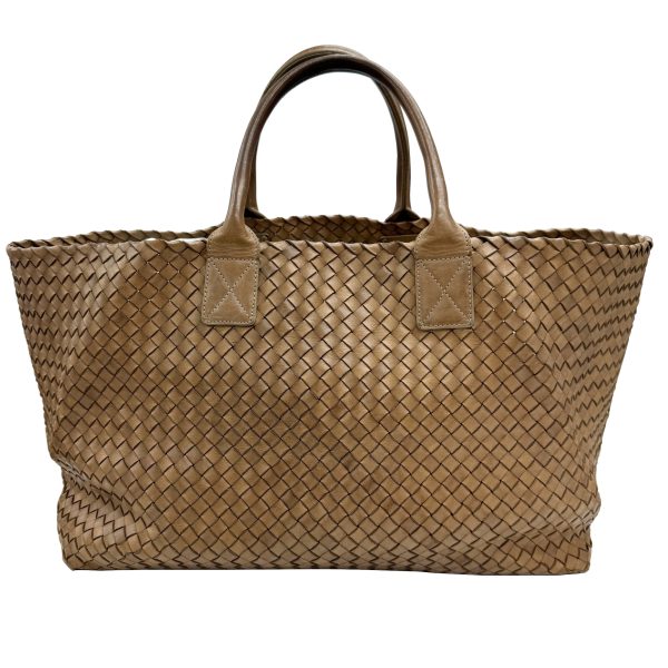 imgrc0096351266 Bottega Veneta Intrecciato Hippo Pouch Tote Bag Leather Camel