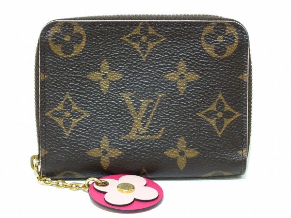 imgrc0096420476 Louis Vuitton Monogram Zippy Coin Pass Case Coin Brown