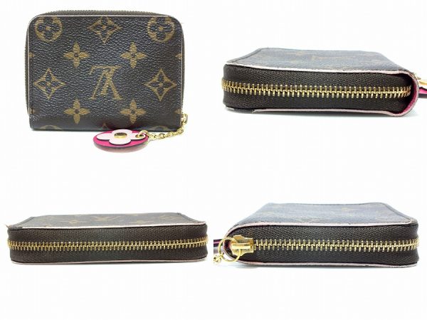 imgrc0096420477 Louis Vuitton Monogram Zippy Coin Pass Case Coin Brown