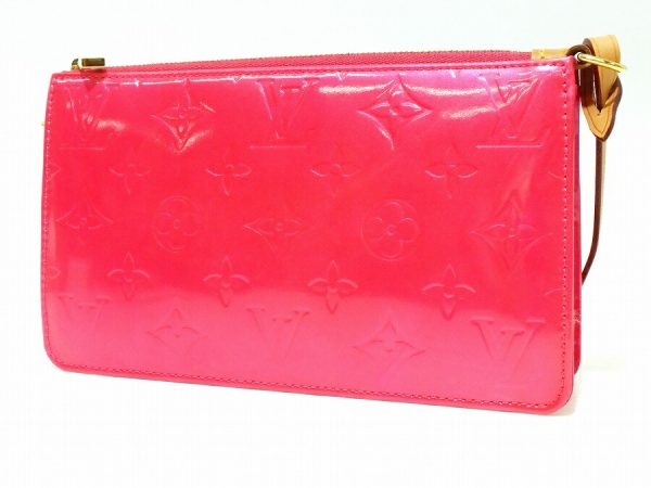 imgrc0096421219 Louis Vuitton Lexington Vernis Accessory Pouch Enamel Bag Framboise