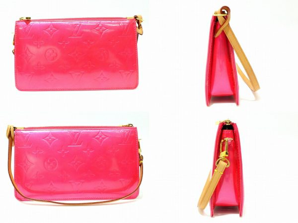 imgrc0096421220 Louis Vuitton Lexington Vernis Accessory Pouch Enamel Bag Framboise