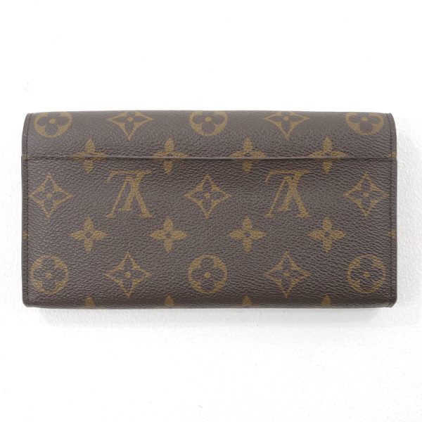 imgrc0096426129 Louis Vuitton Monogram Portefeuille Sara BifLong Wallet Brown