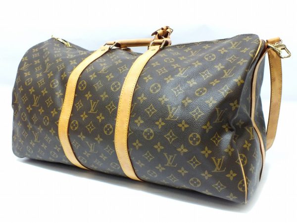 imgrc0096460440 Louis Vuitton Bag Monogram Keepall Bandouliere 55 Brown