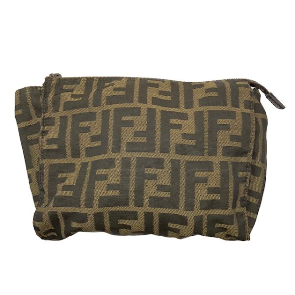 imgrc0096475035 FENDI Zucca Makeup Pouch Brown