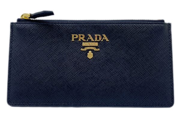 created by Background Eraser PRADA Saffiano Metal Document Holder Black