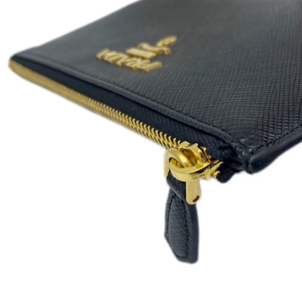 created by Background Eraser PRADA Saffiano Metal Document Holder Black