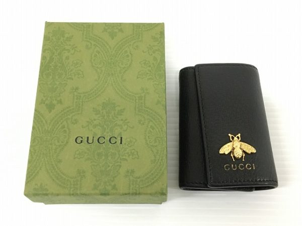 imgrc0096582850 Gucci Animalier 6 Key Case Black