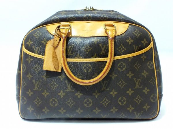 imgrc0096587341 Louis Vuitton Monogram Deauville Bowling Vanity Bag Brown