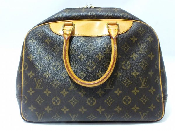 imgrc0096587342 Louis Vuitton Monogram Deauville Bowling Vanity Bag Brown