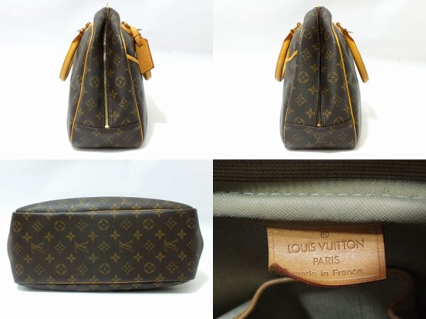 imgrc0096587344 Louis Vuitton Monogram Deauville Bowling Vanity Bag Brown