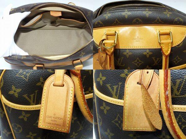 imgrc0096587345 Louis Vuitton Monogram Deauville Bowling Vanity Bag Brown