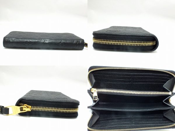 imgrc0096670358 Louis Vuitton Zippy Empreinte Long Wallet Noir Black