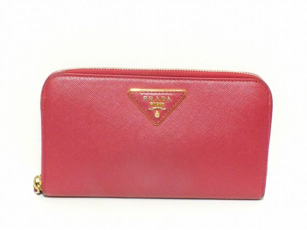 imgrc0096670440 Prada Saffiano Long Wallet Peonia