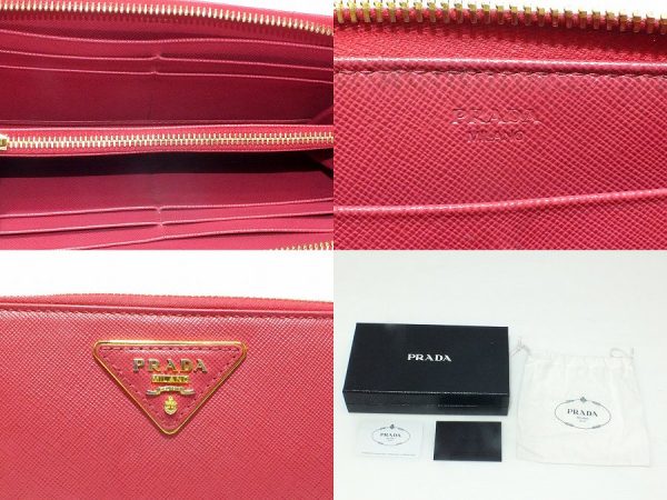 imgrc0096670443 Prada Saffiano Long Wallet Peonia