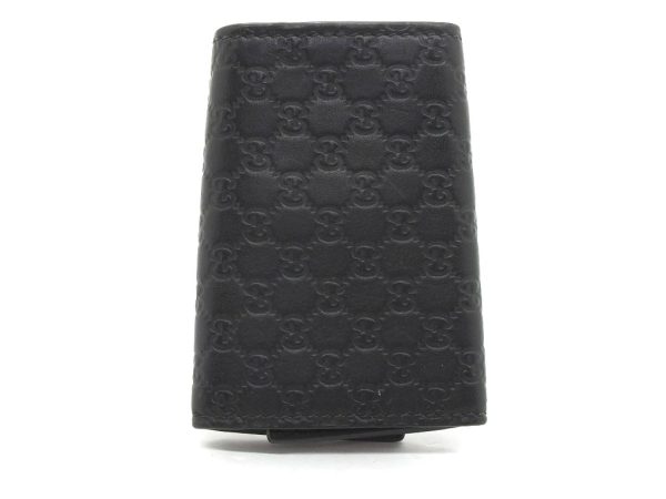 imgrc0096675335 Gucci Micro Guccissima Key Case Black