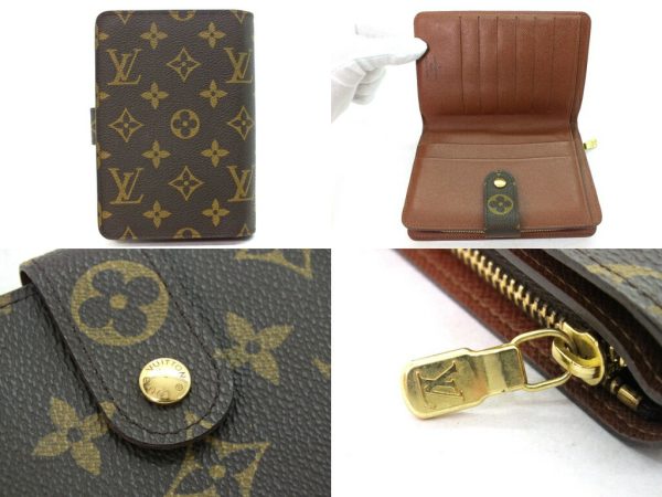 imgrc0096695764 Louis Vuitton Monogram Porte Papier Wallet Brown