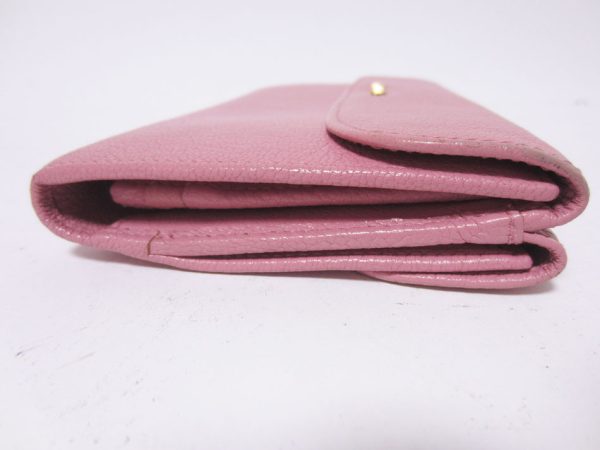 imgrc0096705562 miu miu W hook long wallet MADRAS ROSA pink